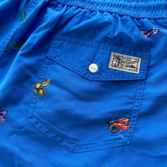 ❌SOLD❌ Polo Ralph Lauren Bug Print Swimming Trunks - Picture 6 of 6
